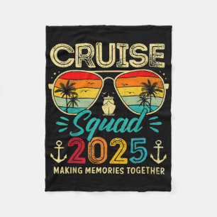 Couverture Polaire Équipe de croisière 2025 Groupe familial correspon