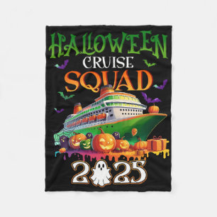 Couverture Polaire Équipe de croisière effrayante Halloween 2025 Équi