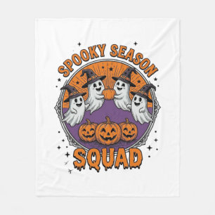 Couverture Polaire Équipe de la saison effrayante T-shirt Halloween f
