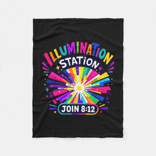 Couverture Polaire Équipe de la station d'illumination chrétienne VBS (Devant)