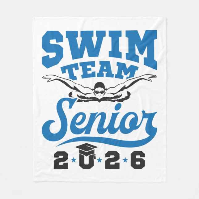 Couverture Polaire Équipe de natation Senior 2026 (Devant)