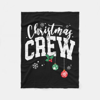 Couverture Polaire Équipe de Noël Funny Groupe de jumelage famille Xm