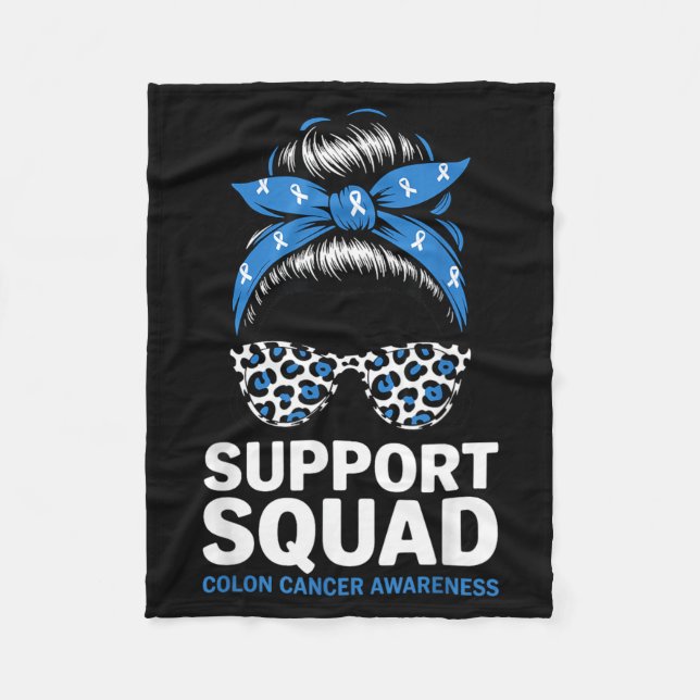Couverture Polaire Équipe de soutien Ruban Chignon Désarçonné pour la (Devant)