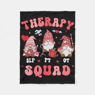Couverture Polaire Équipe de thérapie Saint-Valentin Ot Slp Pt Discou