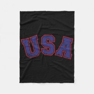 Couverture Polaire Équipe Des États-Unis Pour La Fête De L'Indépendan