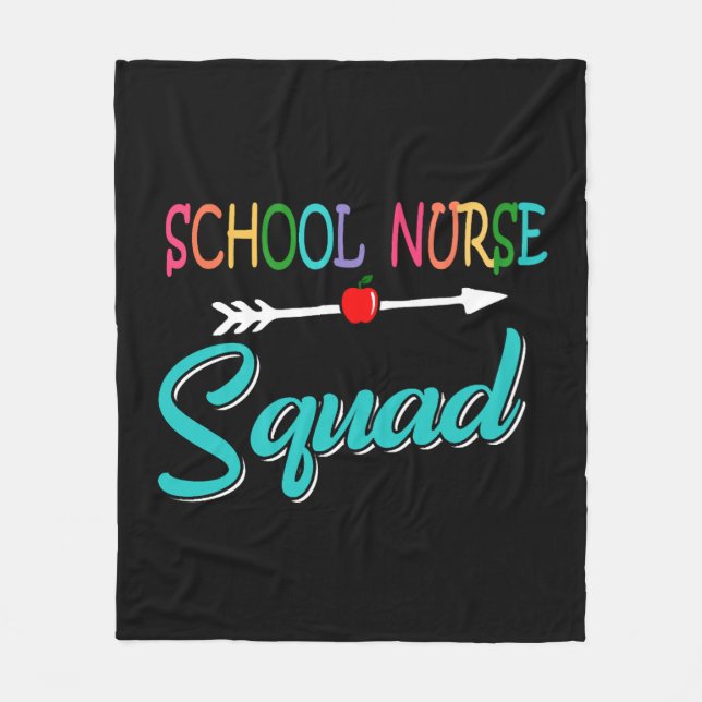Couverture Polaire Équipe des infirmières scolaires (Devant)