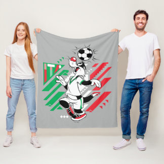 Couverture Polaire Équipe d'Italie de football Graphique SYLVESTER™