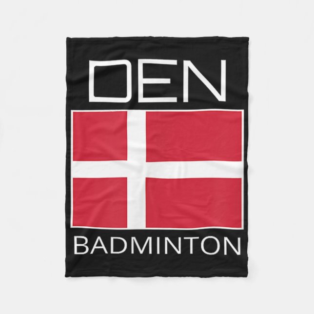 Couverture Polaire Équipe du Danemark de Badminton Athlète danoise De (Devant)