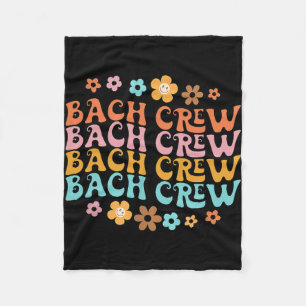 Couverture Polaire Équipe Groovy Bach Drôle de Bachelorette Fête de M