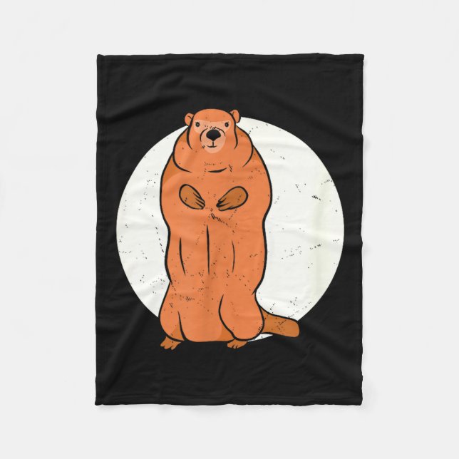 Couverture Polaire Équipe No Shadow Crew Groundhog Full Moon Groundho (Devant)