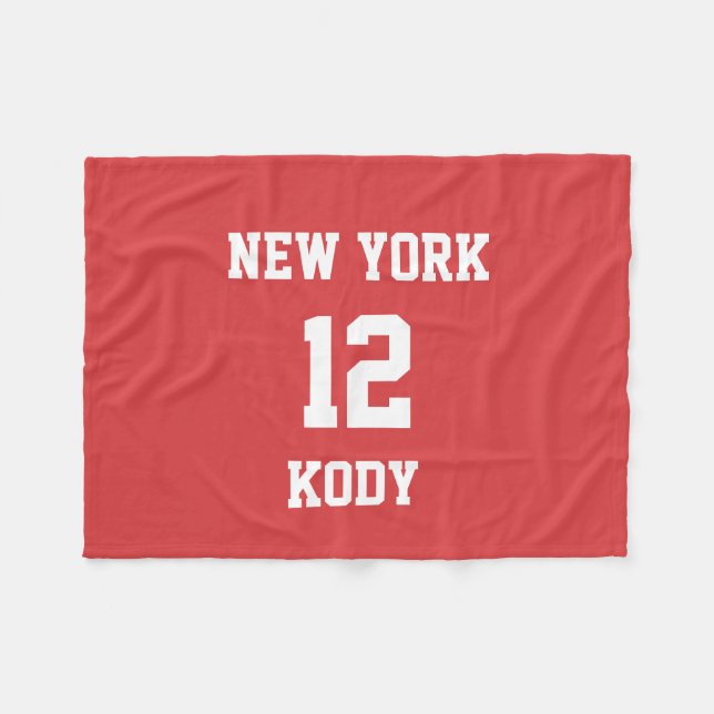 Couverture Polaire Équipe sportive Votre propre Jasper (Devant (Horizontal))