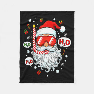 Couverture Polaire Équipement de plongée en scaphandre de Noël Drôle 