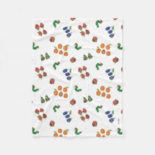 Couverture Polaire Eric Carle Caterpillar et Motif de fruits