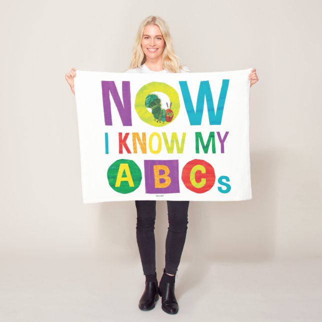 Couverture Polaire Eric Carle Maintenant Je Connais Mes ABC (En situation)