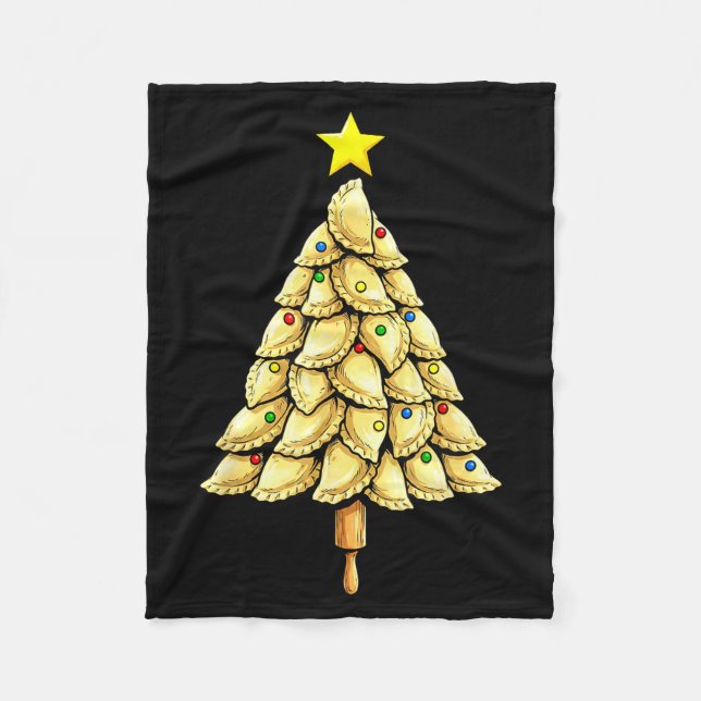 Couverture Polaire Erogi Tree Christmas Xmas Funny Lish Food Costume  (Devant)