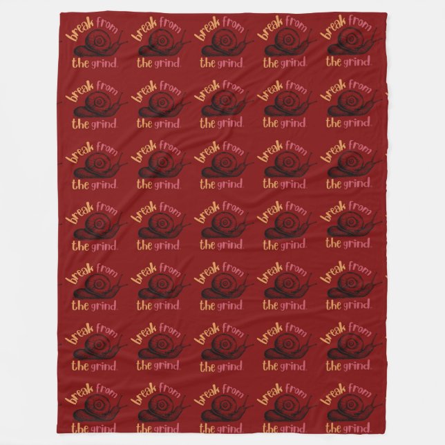 Couverture Polaire Escargot (Devant)