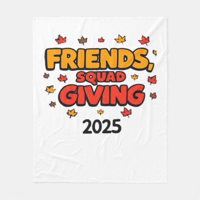 Couverture Polaire Escouade Amis Donnant 2025 Automne Automne Tombe R (Devant)