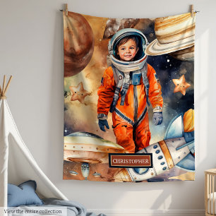 Couverture Polaire Espace extra-atmosphérique Cadeau personnalisé Jeu