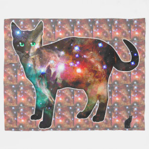 Couverture Polaire Espace Starburst Dans Chat