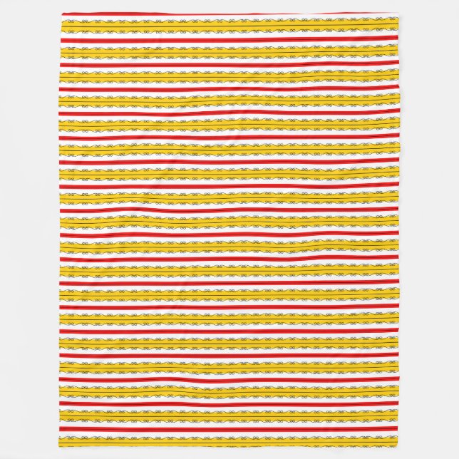 Couverture Polaire Espagnol Stripe gros (Devant)