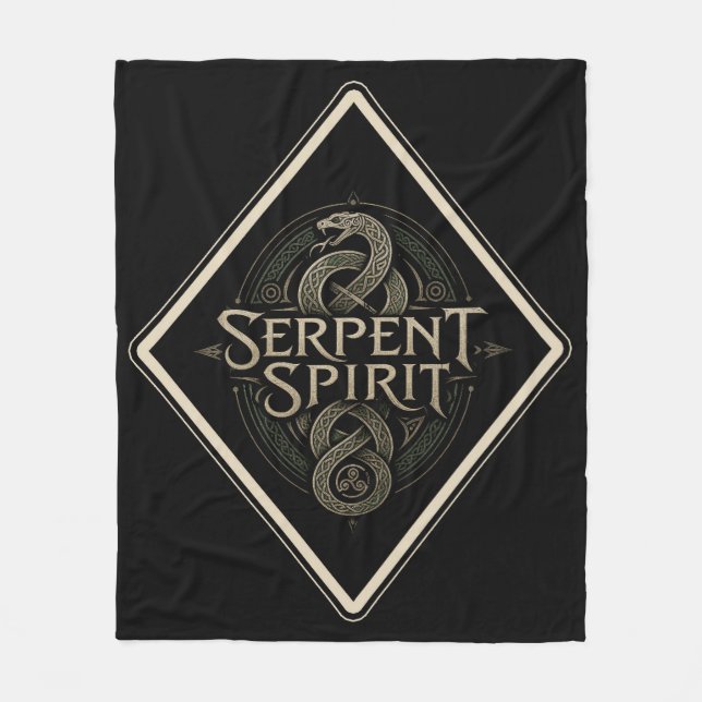 Couverture Polaire Esprit de serpent serpent  (Devant)