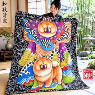 Couverture Polaire ESPRIT DU KIMONO • Chow
