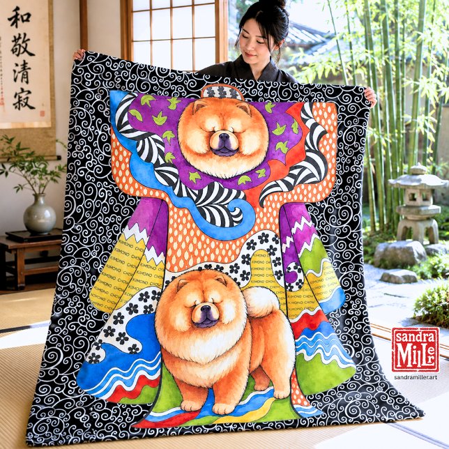 Couverture Polaire ESPRIT DU KIMONO • Chow (Créateur téléchargé)