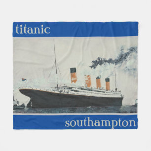 Couverture Polaire Essai maritime de la Vintage TITANIQUE de 1912