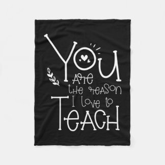 Couverture Polaire Est-Ce La Raison Pour Laquelle J'Aime Enseigner - 