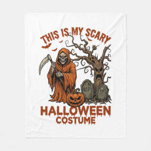 Couverture Polaire Est Costume d'Halloween Effrayant Citrouille Reape