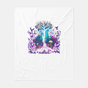 Couverture Polaire Esthétique Fey Gothique Emo Goblincore Graphique d