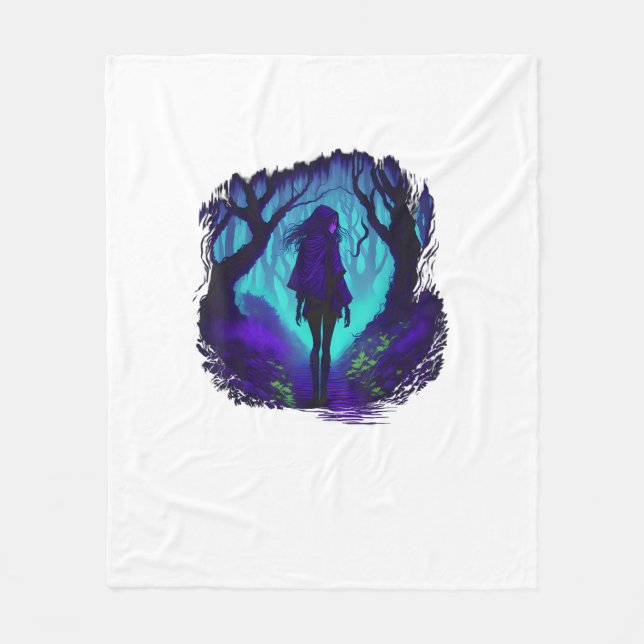 Couverture Polaire Esthétique Fey Gothique Emo Goblincore  Graphisme  (Devant)
