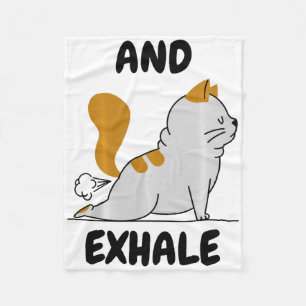 Couverture Polaire Et expirant Yoga Cat Comfort Colors Adulte poids l