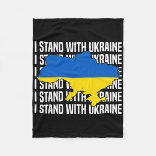 Couverture Polaire Étagère Usa Soutien Ukraine Drapeau Ukrainien Amou