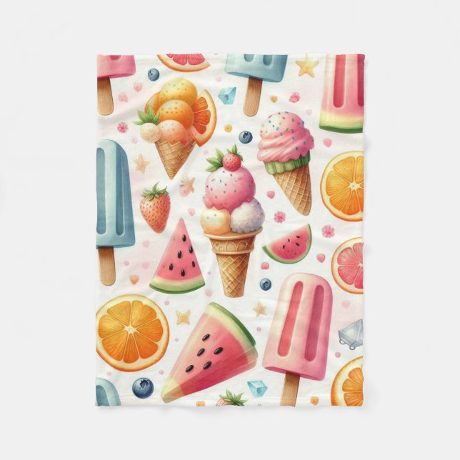 Couverture Polaire Étape Sweet (Devant)