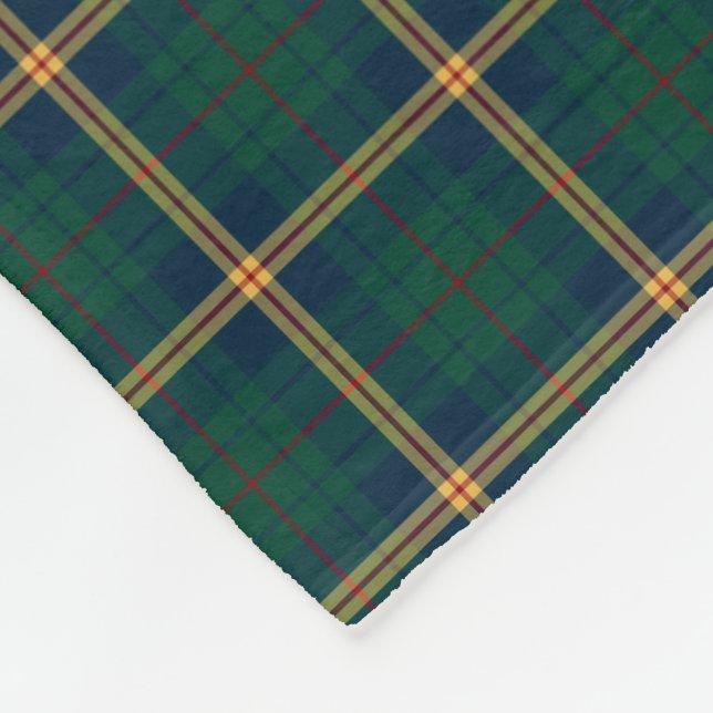 Couverture Polaire État de tartan de Nouveau Mexique (Coin)