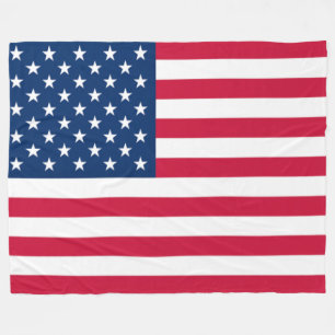 Couverture Polaire États-Unis Drapeau Fleece Blanket États-Unis d'Amé