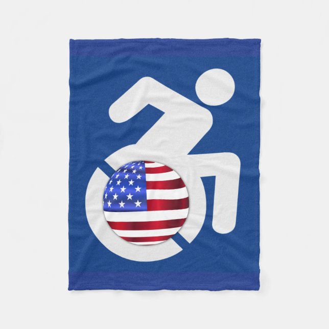 Couverture Polaire États-Unis handicapés (Devant)