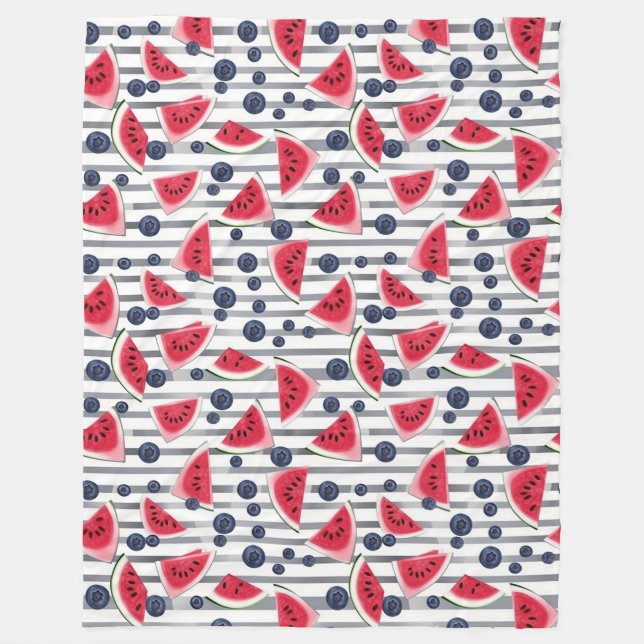 Couverture Polaire Eté Watermelon Stripes (Devant)