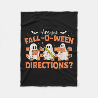 Couverture Polaire Êtes-vous les directions drôles de Fall-o-ween Pro