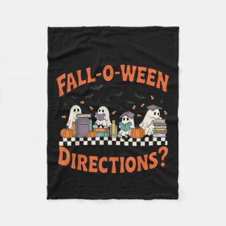 Couverture Polaire Êtes-Vous Tombé O Ween Directions Drôle Halloween