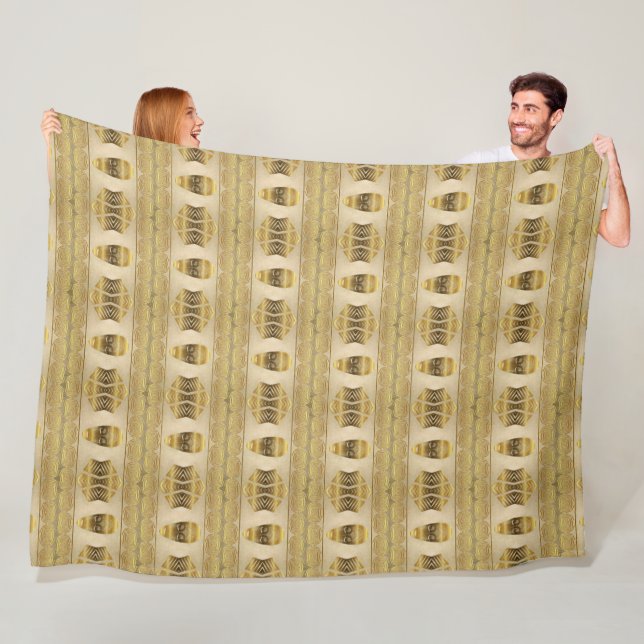 Couverture Polaire ethnic african tribal patall (En situation)