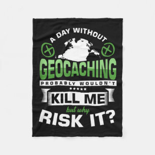 Couverture Polaire Étiquette Sans Geocaching GPS Savenger Hunt Caches