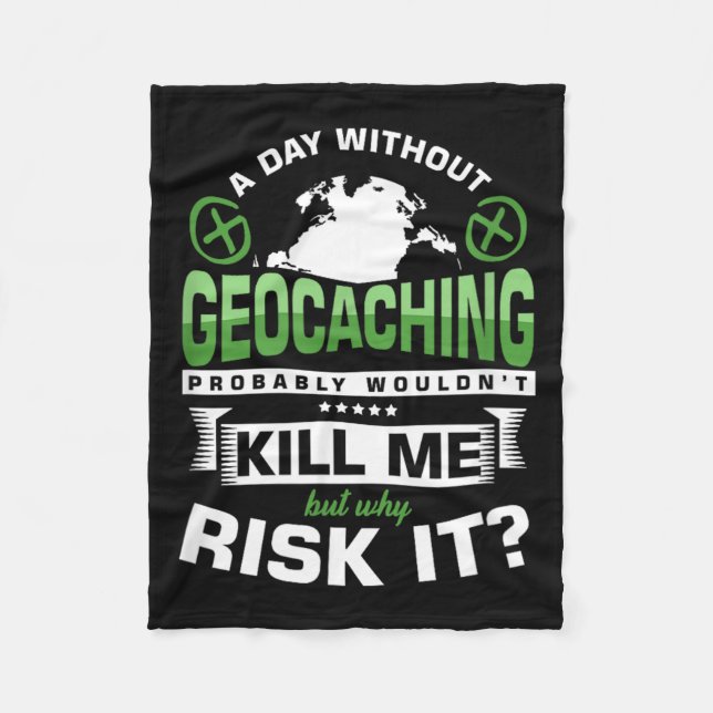 Couverture Polaire Étiquette Sans Geocaching GPS Savenger Hunt Caches (Devant)