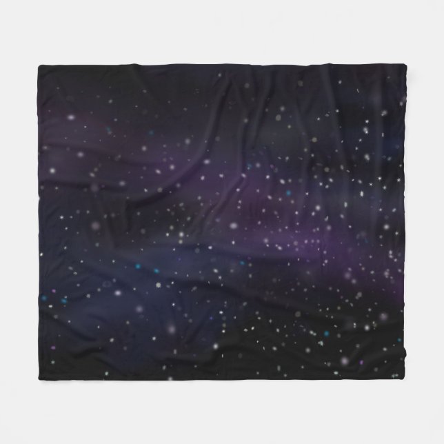 Couverture Polaire Étoiles (Devant (Horizontal))