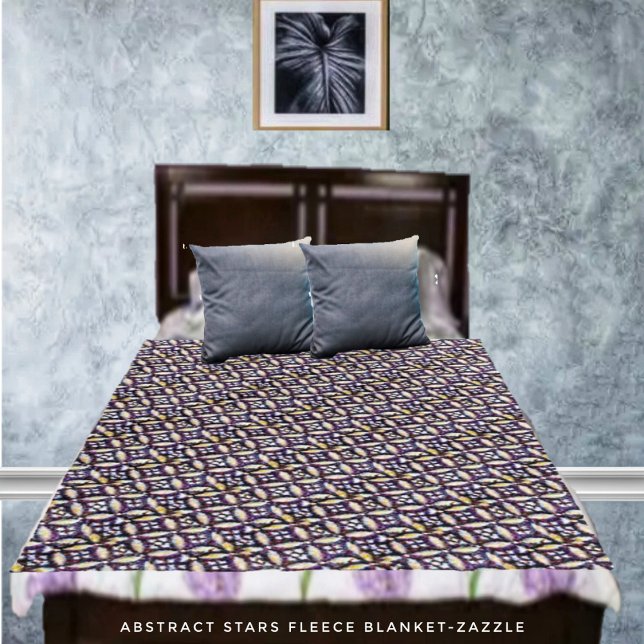 Couverture Polaire Étoiles Abstraites (Créateur téléchargé)