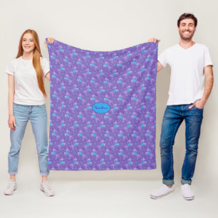 Couverture Polaire Étoiles pourpres de rose de licornes