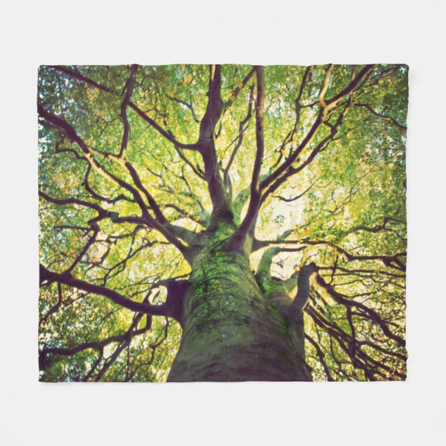 Couverture Polaire Étreindre d'arbre (Devant (Horizontal))