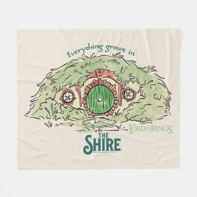 Couverture Polaire Everything Grows in THE SHIRE™ (Devant (Horizontal))