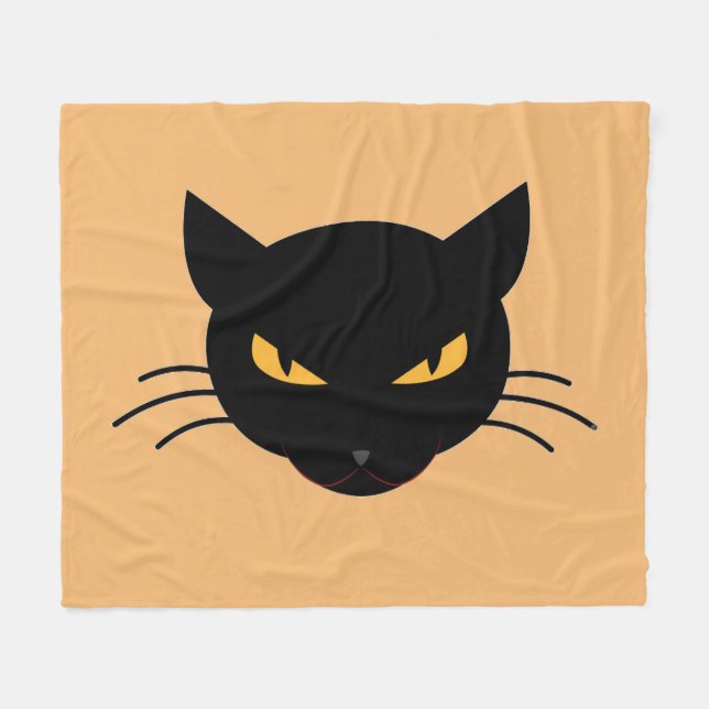 Couverture Polaire Evil Kitty (Devant (Horizontal))